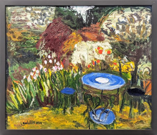 Giverny Blue Table